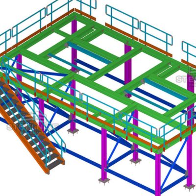 Equipment Platform Steel Detailing