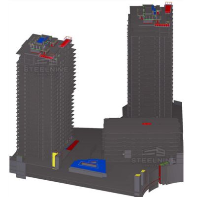 High Rise Building Steel Detailing