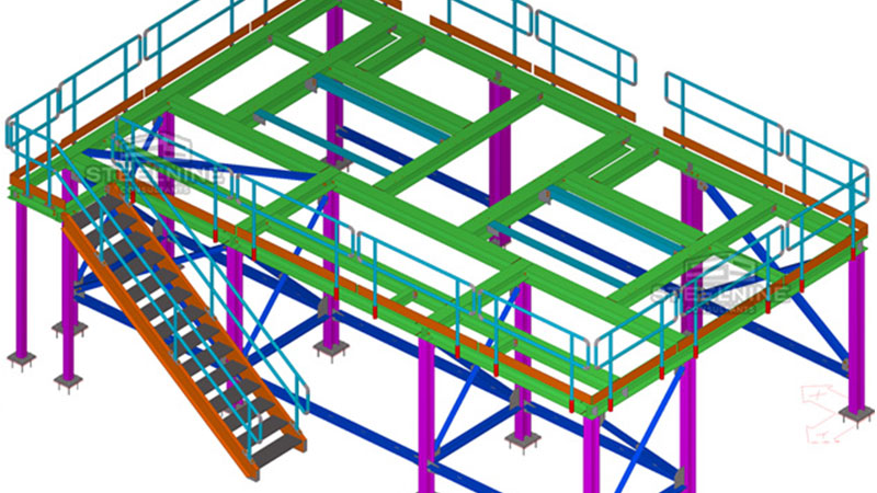 Equipment Platform Steel Detailing