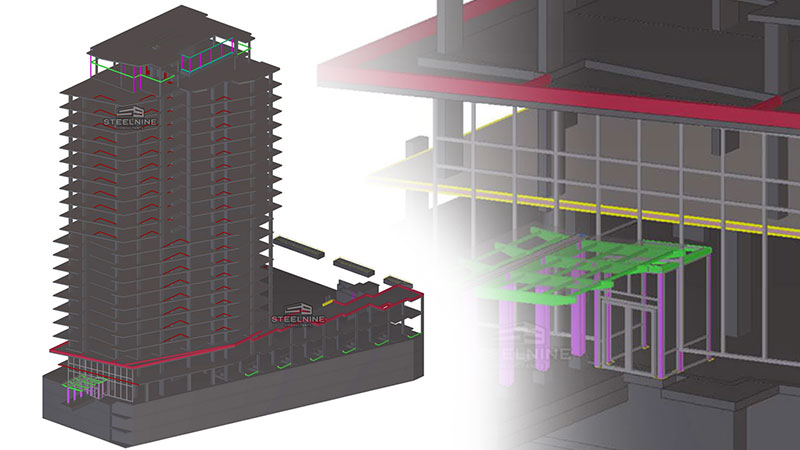 High Rise Building Steel Detailing