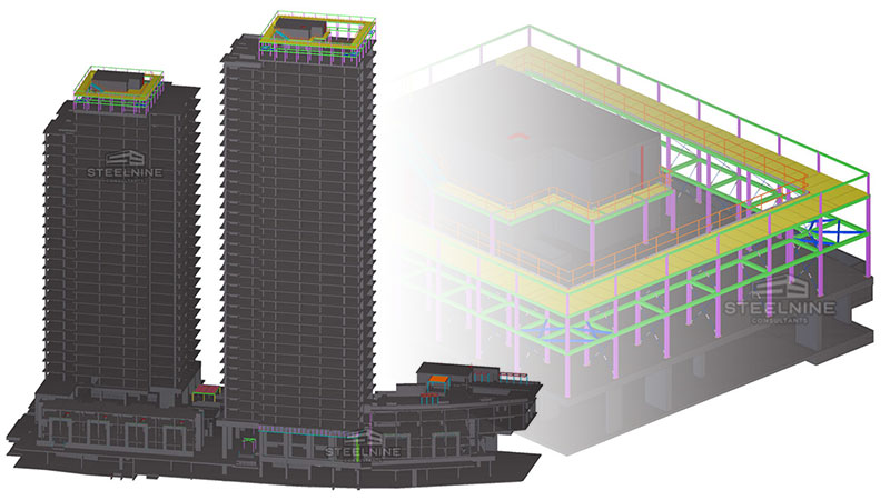 High Rise Building Steel Detailing Project